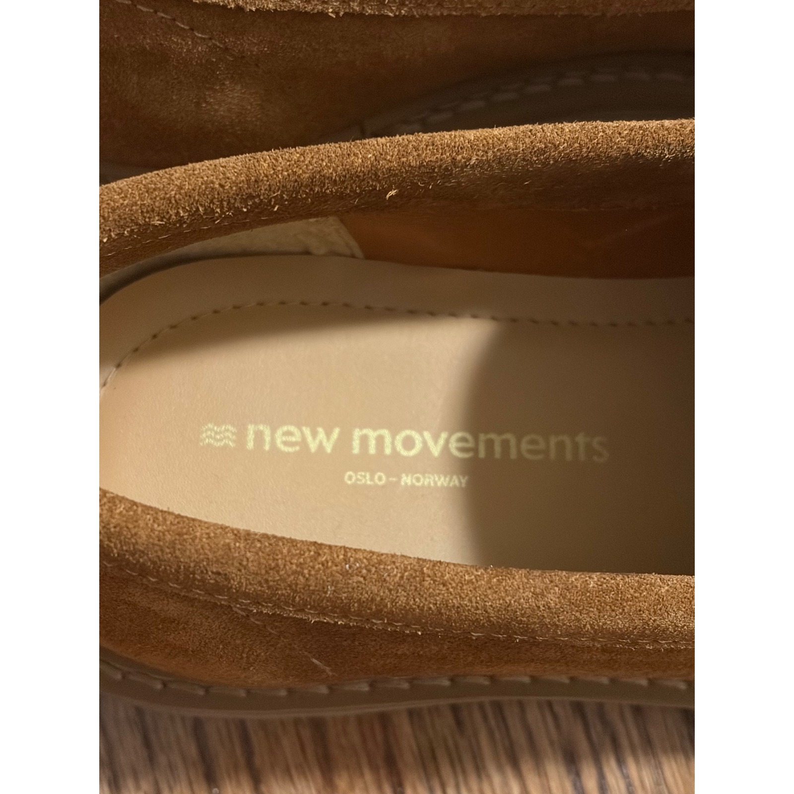 New Movements | Women's Loafer Raw Suede Cognac Brown Sz 38/7.5 — image 4 of 7